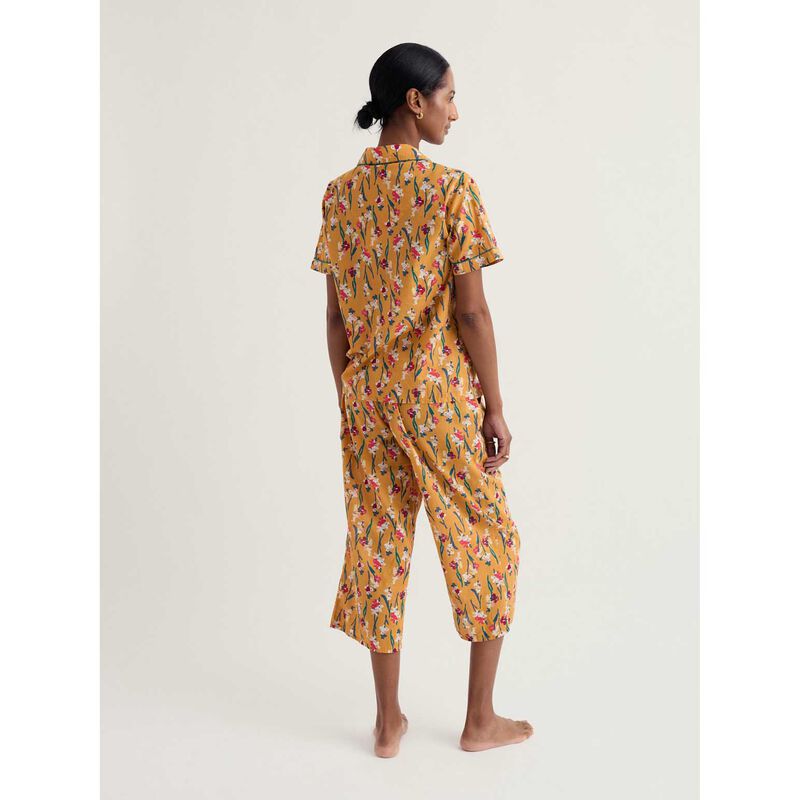 Seasalt Cornwall Nesting Bird Pyjamas - Snapdragon Mango image number 1